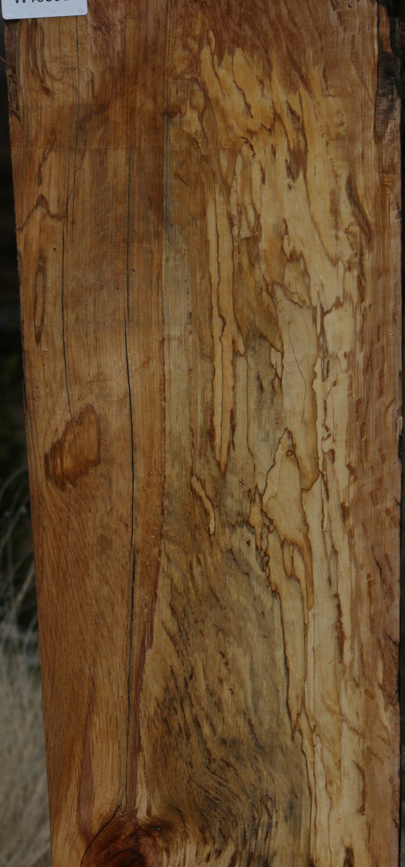 Spalted Natural Rustic Black Oak Mantel