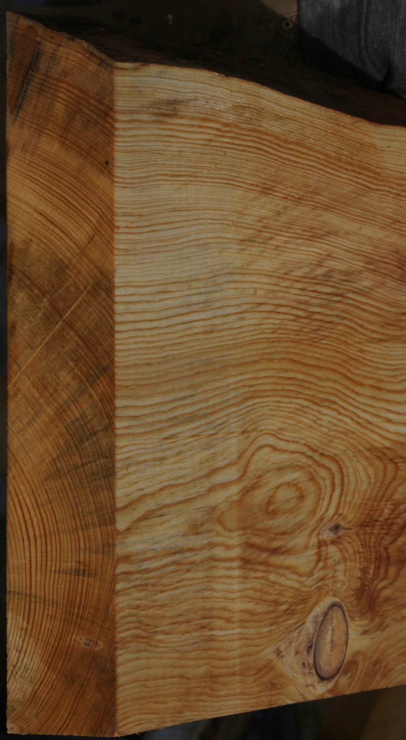 Natural Rustic Blue Ponderosa Pine Mantel