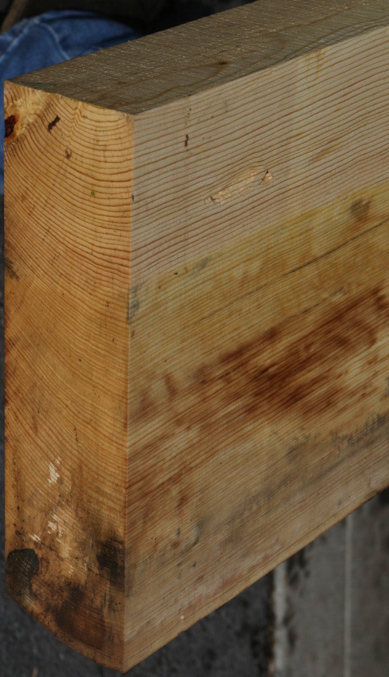 Natural Rustic Blue Sugar Pine Mantel