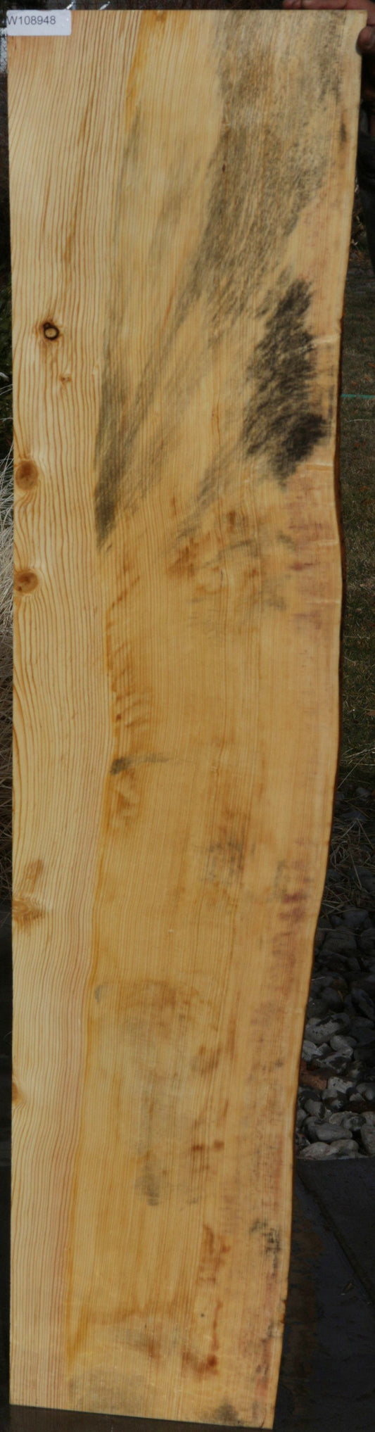 Natural Rustic Blue Ponderosa Pine Mantel