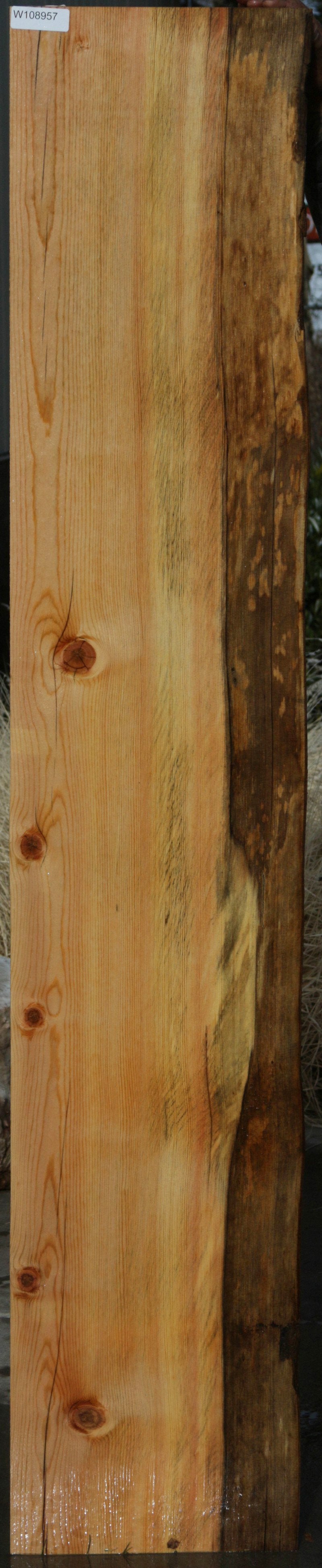Natural Rustic Blue Pine Mantel