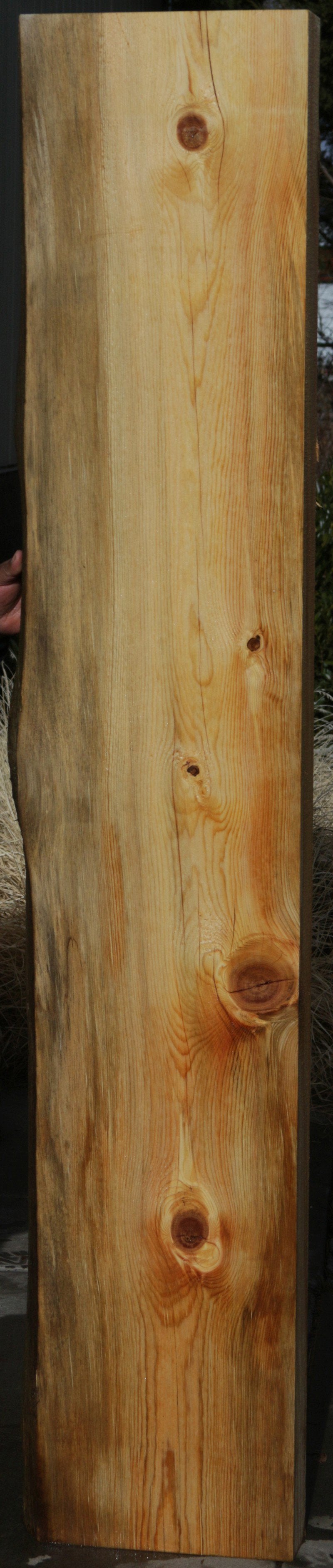 Natural Rustic Blue Ponderosa Pine Mantel