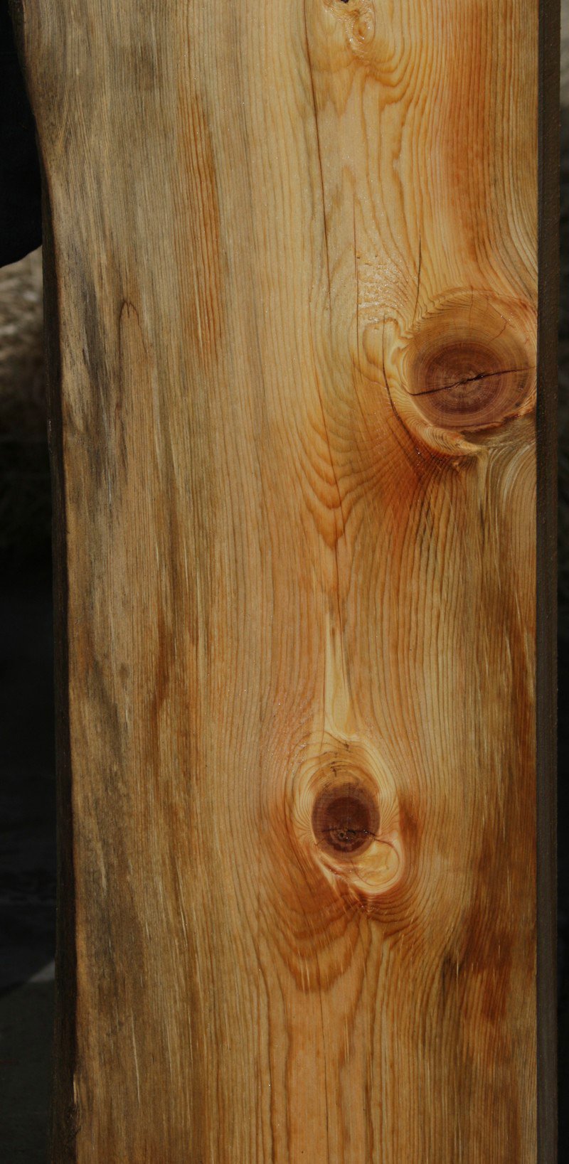 Natural Rustic Blue Ponderosa Pine Mantel
