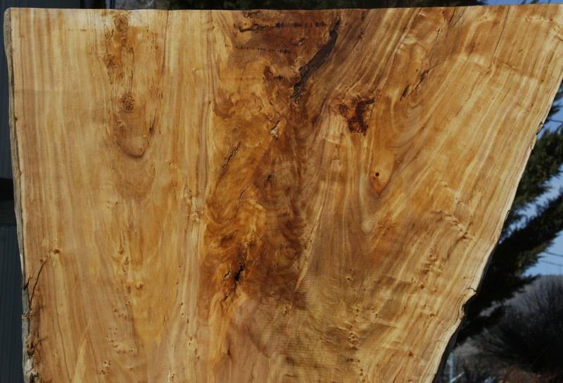 Figured Crotchwood Cottonwood Slab