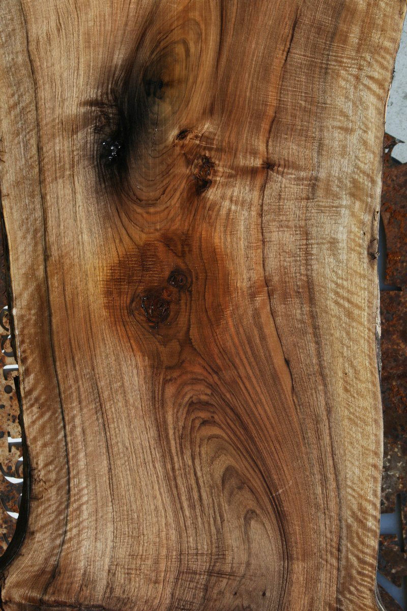 Rustic Grafted English/Claro Walnut Slab