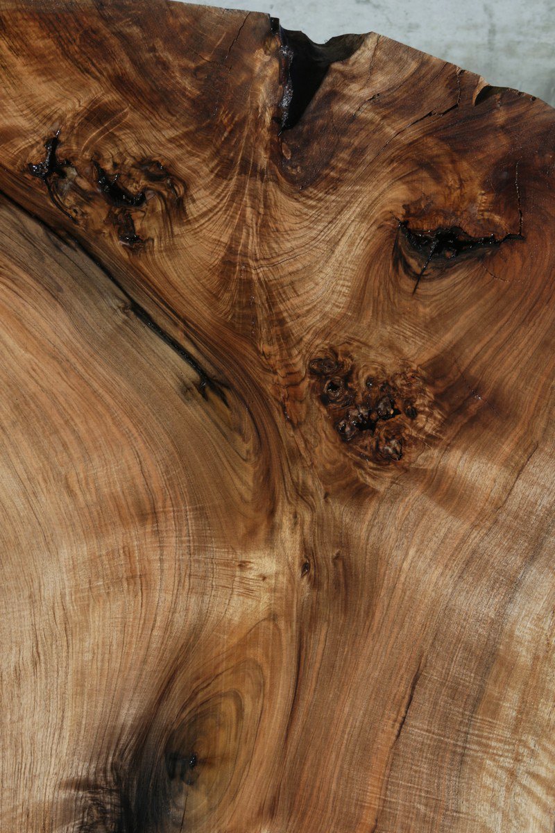 Rustic Grafted English/Claro Walnut Slab