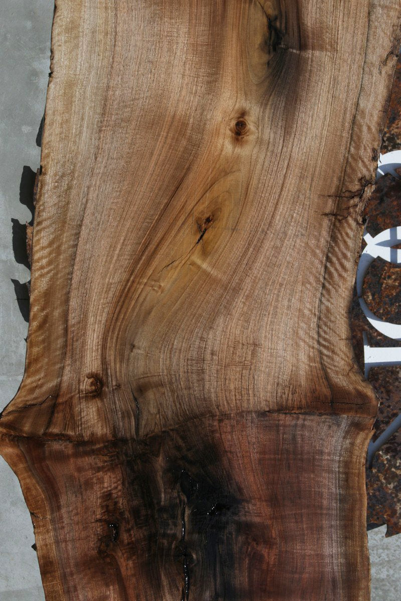 Rustic Grafted English/Claro Walnut Slab