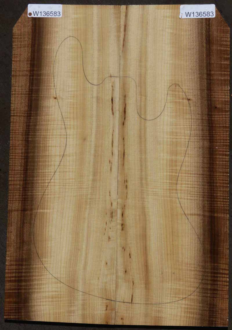 Extra Fancy Figured Myrtle Drop Top Electric Guitar Set