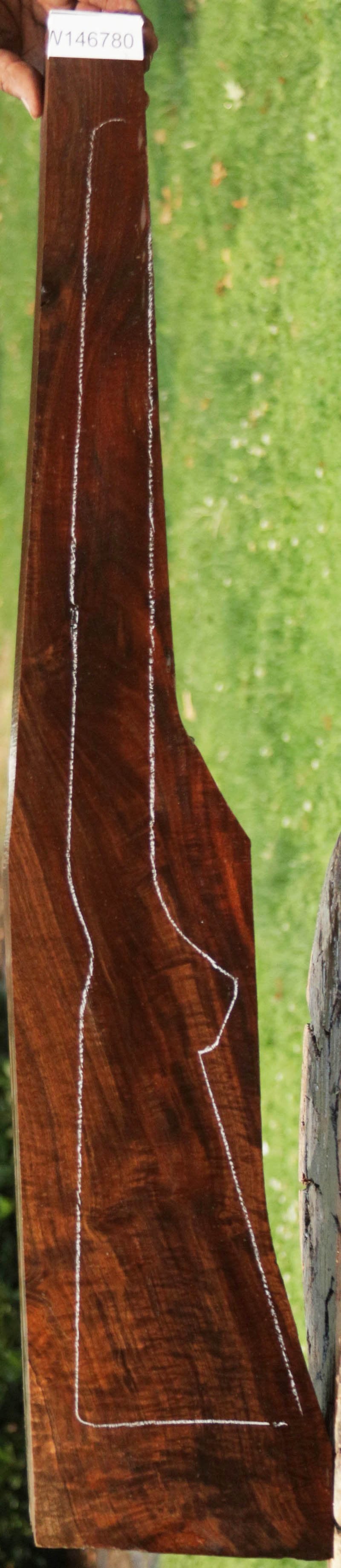Exhibition Feathered Crotchwood Claro Walnut Gun Blank