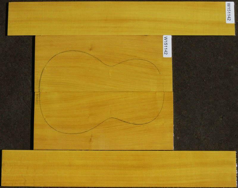 Osage Orange Jumbo Guitar Set