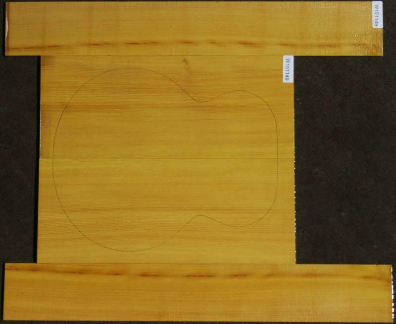 Osage Orange Jumbo Guitar Set