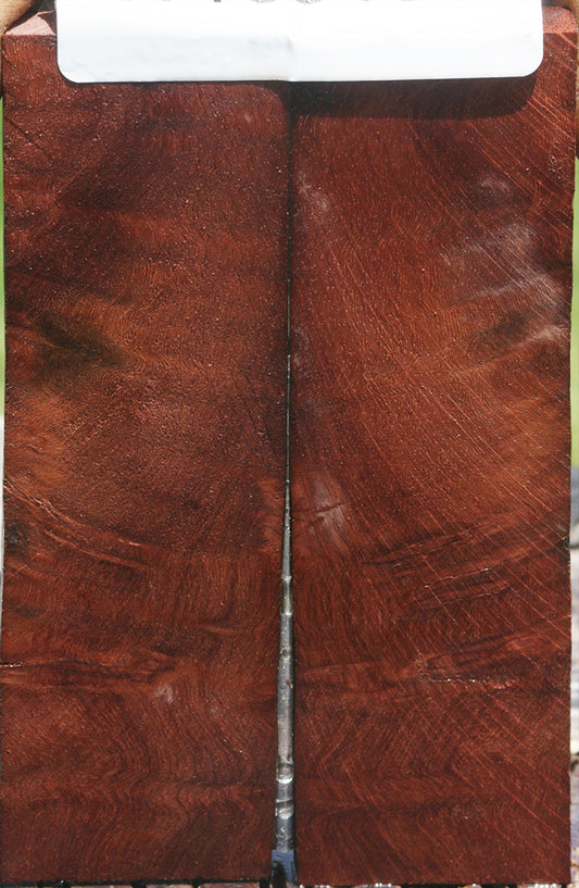 Fiddleback Honduras Rosewood Knife Scales