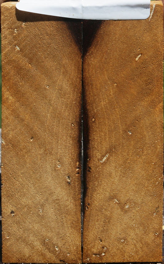 Fiddleback Honduras Rosewood Burl Knife Scales