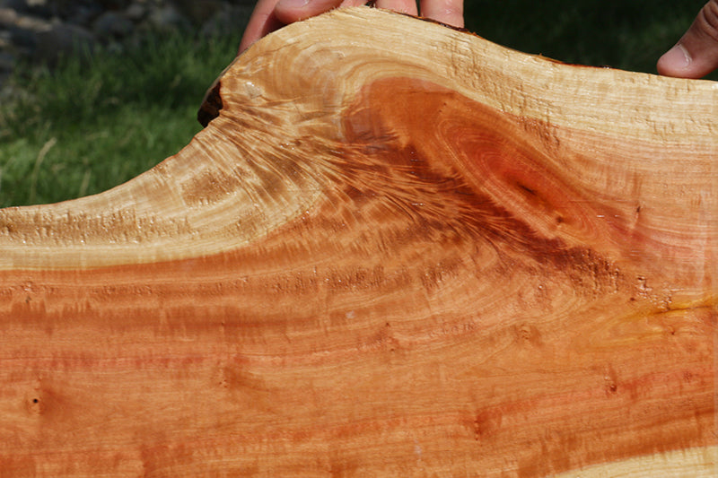 Extra Fancy Crotchwood Pink Ivory Live Edge Lumber