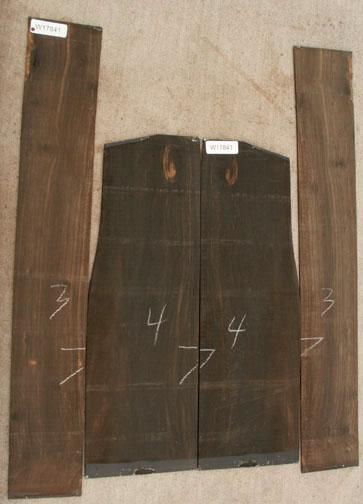 Gabon Ebony Guitar Back and Sides