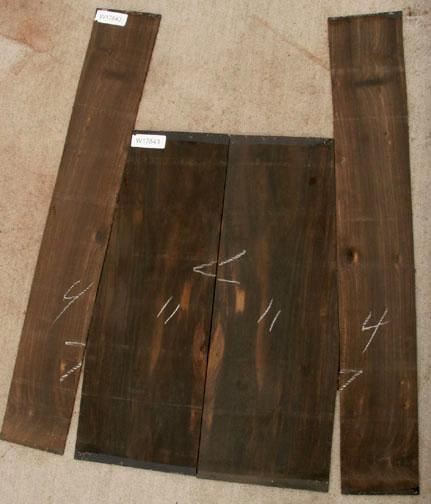 Gabon Ebony Guitar Backs and Sides