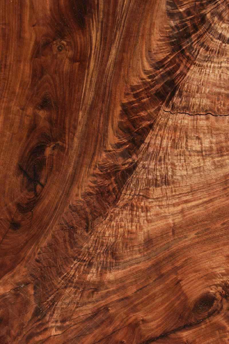 Rustic Crotchwood Claro Walnut Live Edge Slab (Freight Shipping Required)