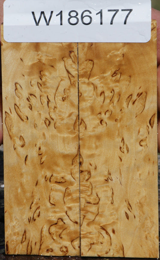 Masur Birch Bookmatched Knife Scales