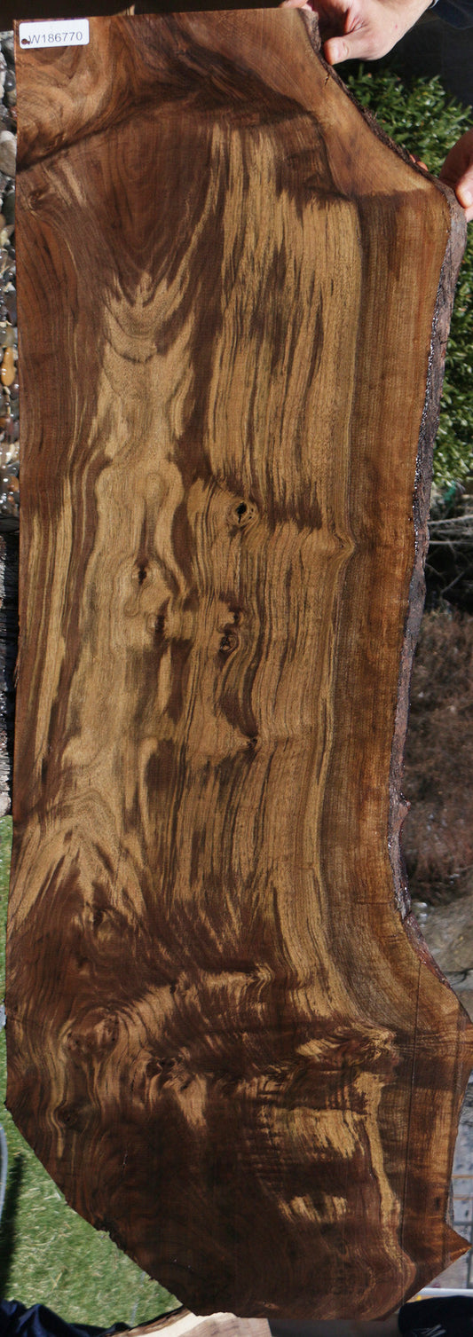 Extra Fancy Claro Walnut Live Edge Lumber