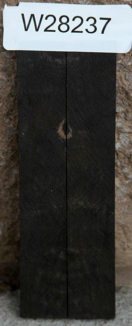 Figured Nigerian Ebony Bookmatched Knife Scales