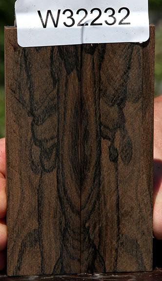 Bookmatched Ziricote Knife Scales