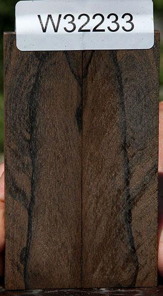 Bookmatched Ziricote Knife Scales