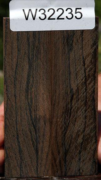 Bookmatched Ziricote Knife Scales