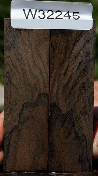 Bookmatched Ziricote Knife Scales