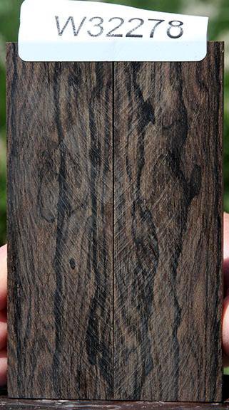 Bookmatched Ziricote Knife Scales
