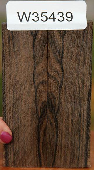 Bookmatched Ziricote Knife Scales