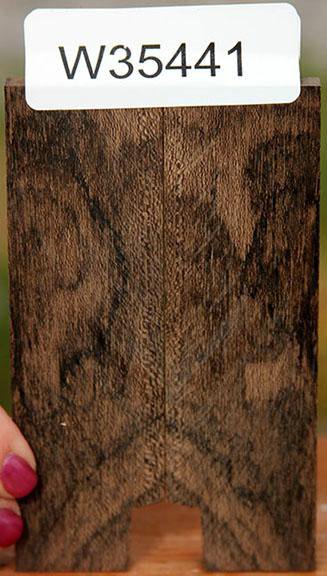 Bookmatched Ziricote Knife Scales