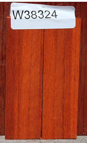 Bookmatched African Padauk Knife Scales