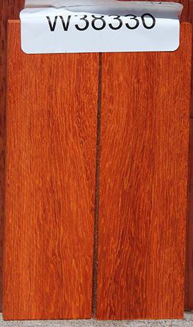 Bookmatched African Padauk Knife Scales