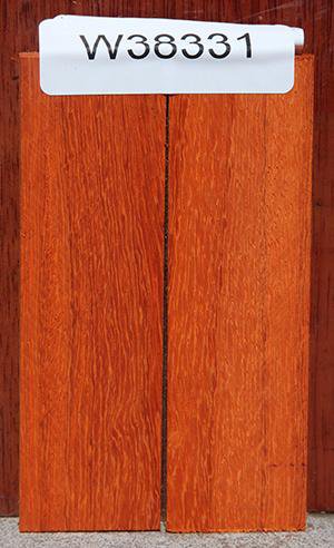 Bookmatched African Padauk Knife Scales