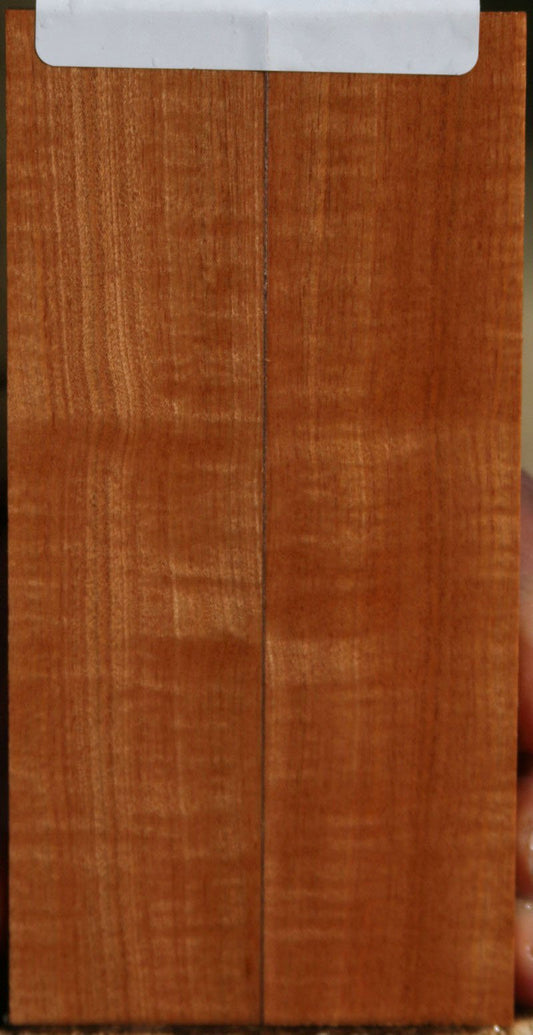 Curly Pink Ivory Knife Scales