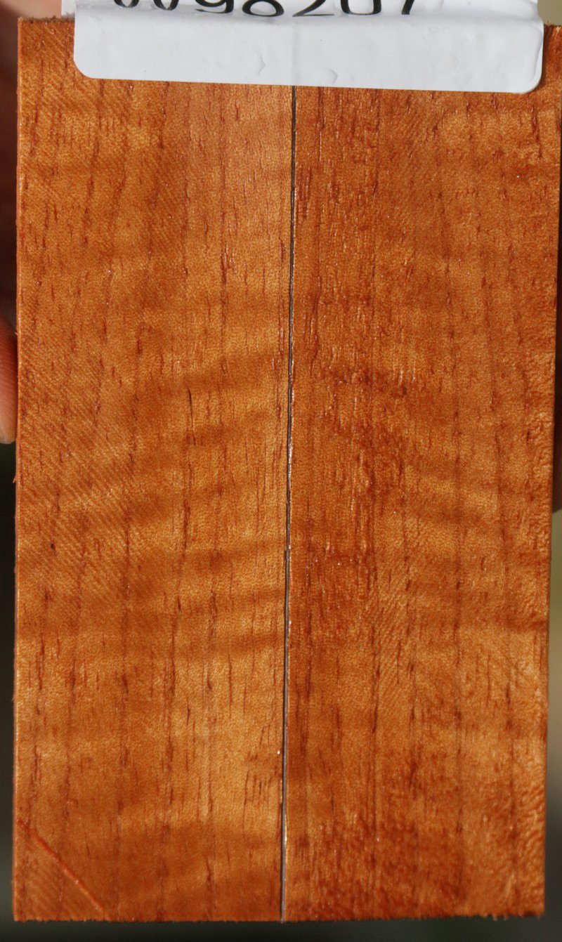 Figured Spanish Cedar Knife Scales