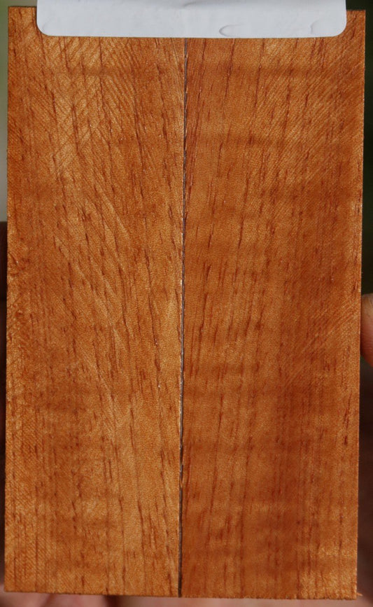 Curly Spanish Cedar Knife Scales