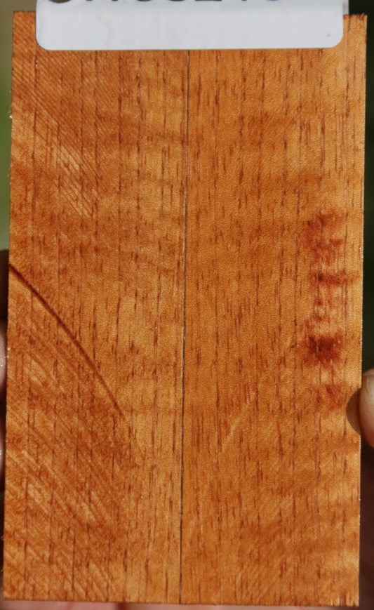 Curly Spanish Cedar Knife Scales