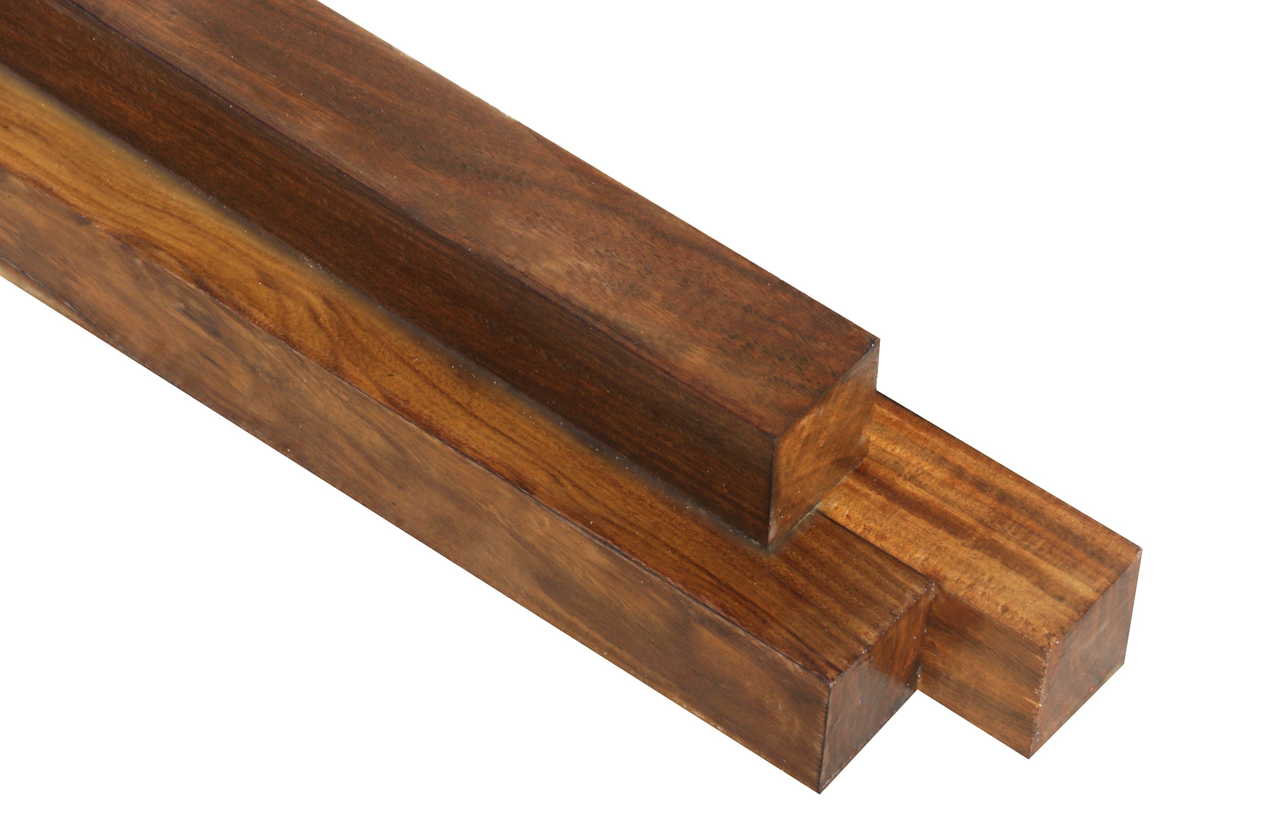 Gaboon Ebony Turning Blank – 1.5" X 1.5" X 3" Spindle Square Wood Block (1pc)