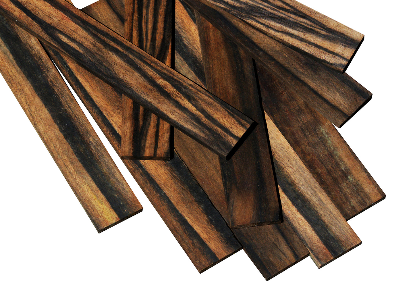 Gabon Ebony - Striped Micro Lumber (10" x 1-3/8" x 1/4")