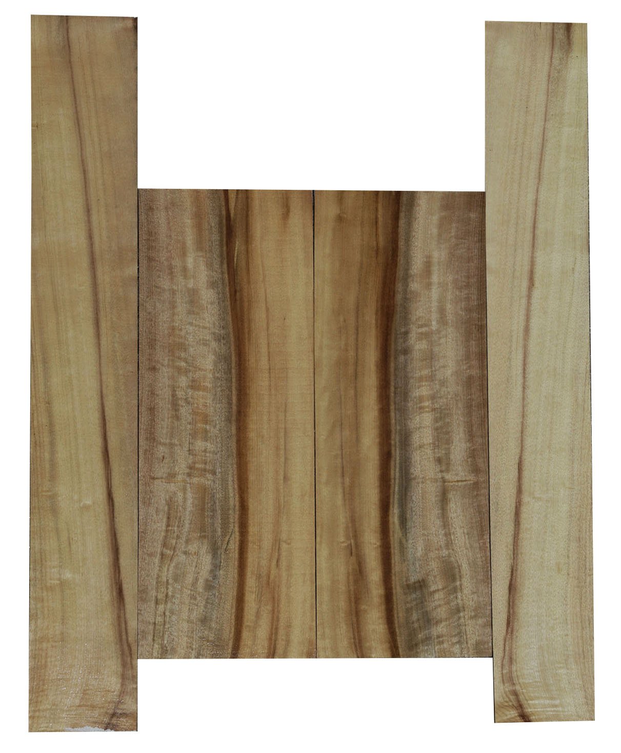 Figured Myrtle Jumbo Guitar Set – Cook Woods