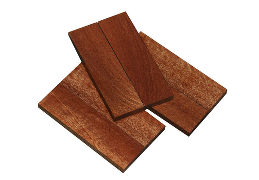 Sapele Knife Scales (5" x 1-1/2" x 3/8")