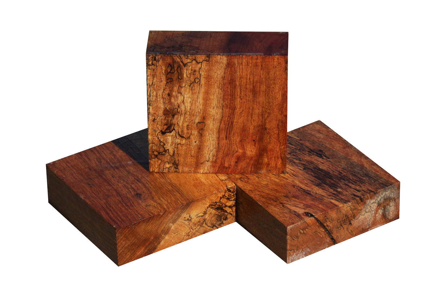 Spalted Jatoba Bowl Blank (6" x 6" x 2")
