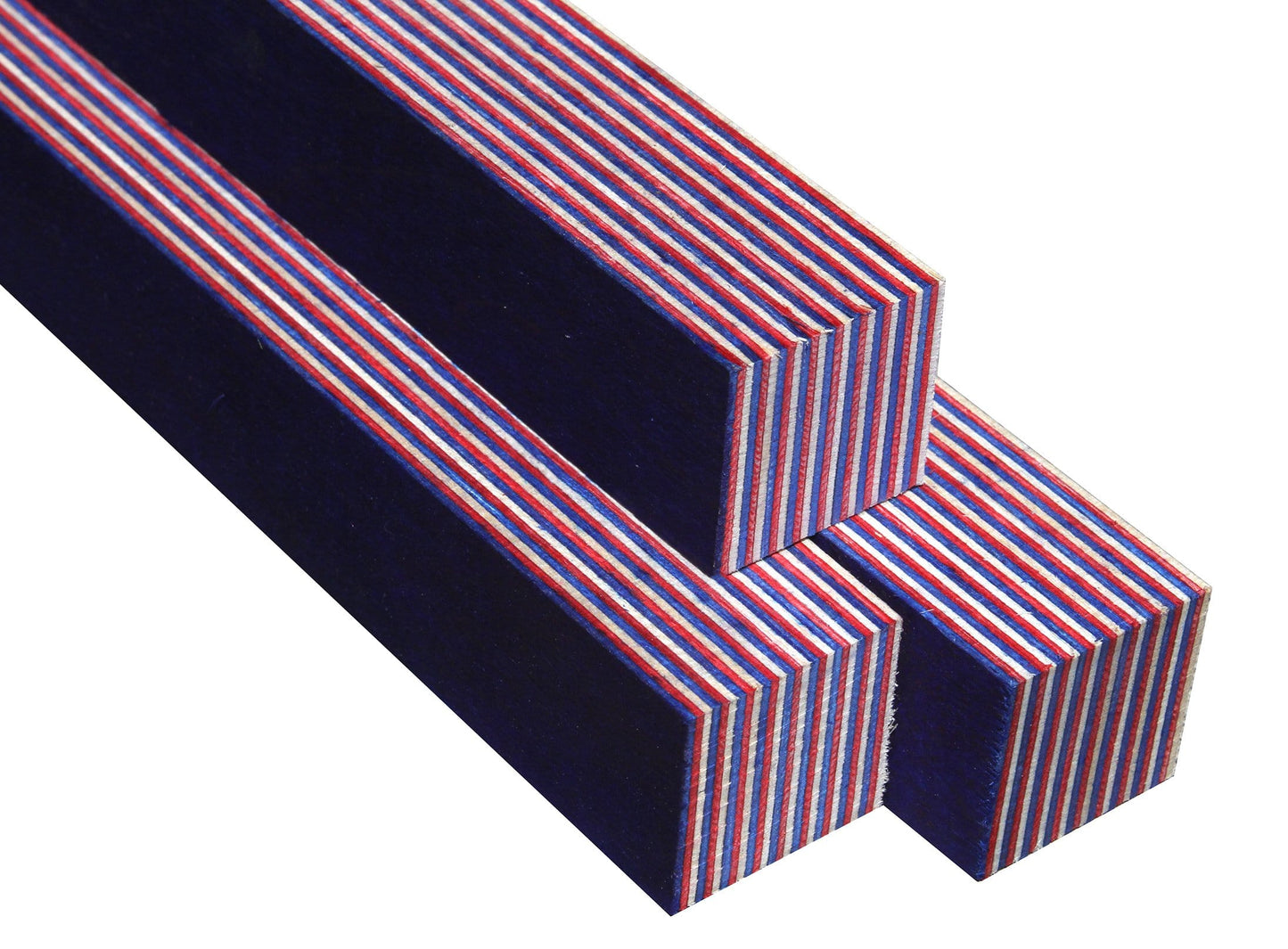 Laminated Wood Blank - Americana (10” x 1-½” x 1-½”)