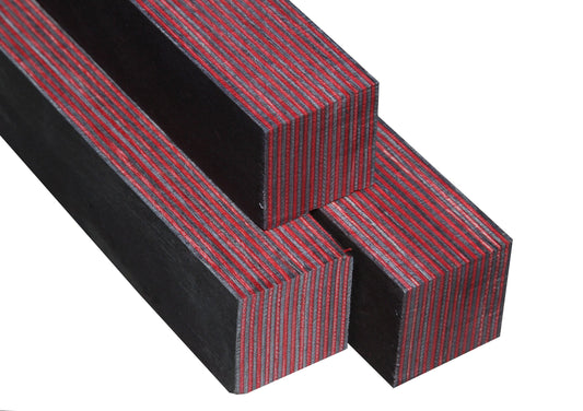 Laminated Wood Blank - Applejack Red (10” x 1-½” x 1-½”)