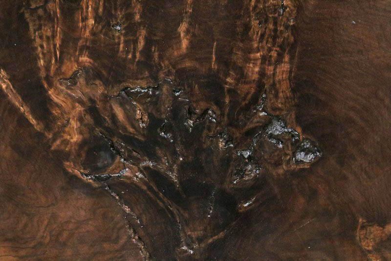 Claro Walnut Burl Cookie (Free Shipping Excluded)