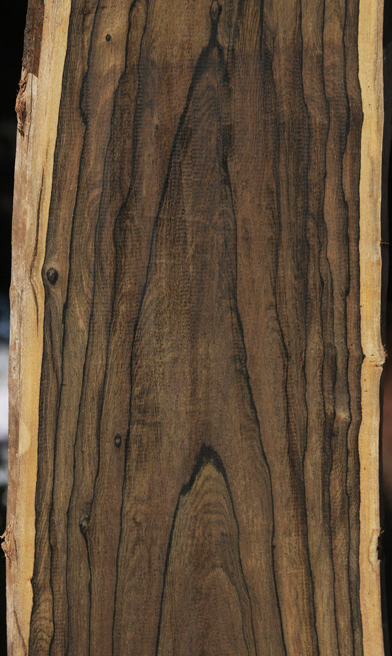 Exhibition Live Edge Ziricote Lumber