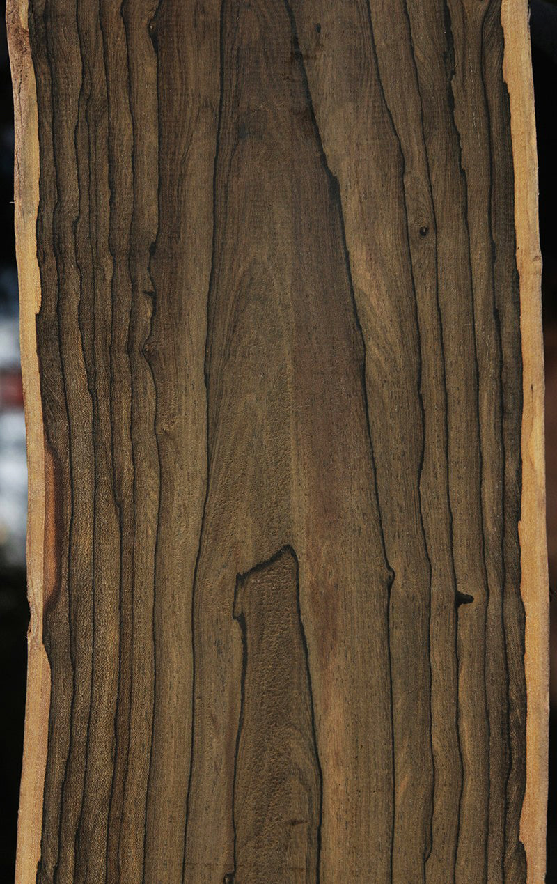 Exhibition Live Edge Ziricote Lumber