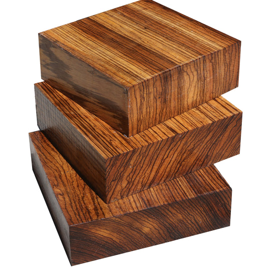 Zebrawood Bowl Blank 10" x 10" x 2"