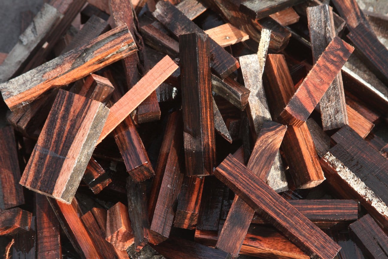 Macassar Ebony Cut Offs - Small Box (SFRB)